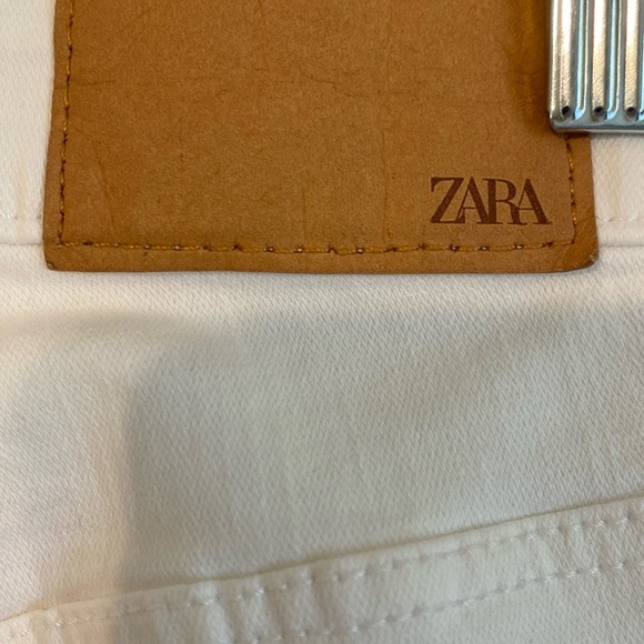 Zara White High Rise Skinny Jeans Size 6 - Picture 8 of 8